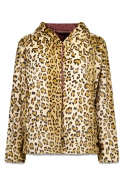 Cazadora corta reversible efecto pelo