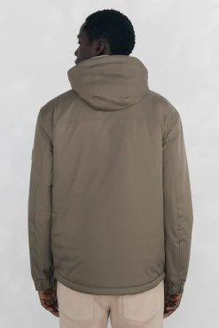 Cazadora cremallera con capucha