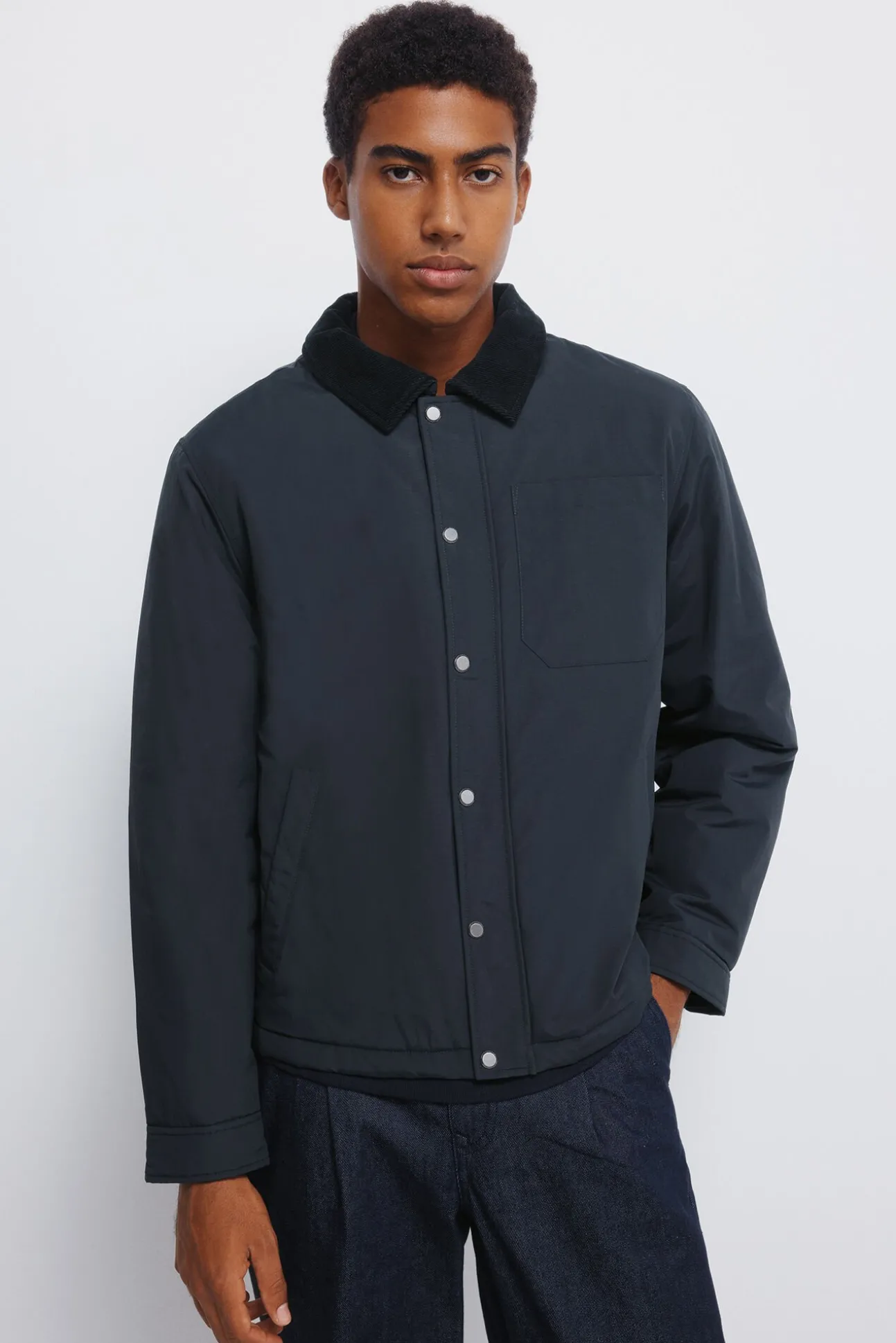 Cazadora cuello pana