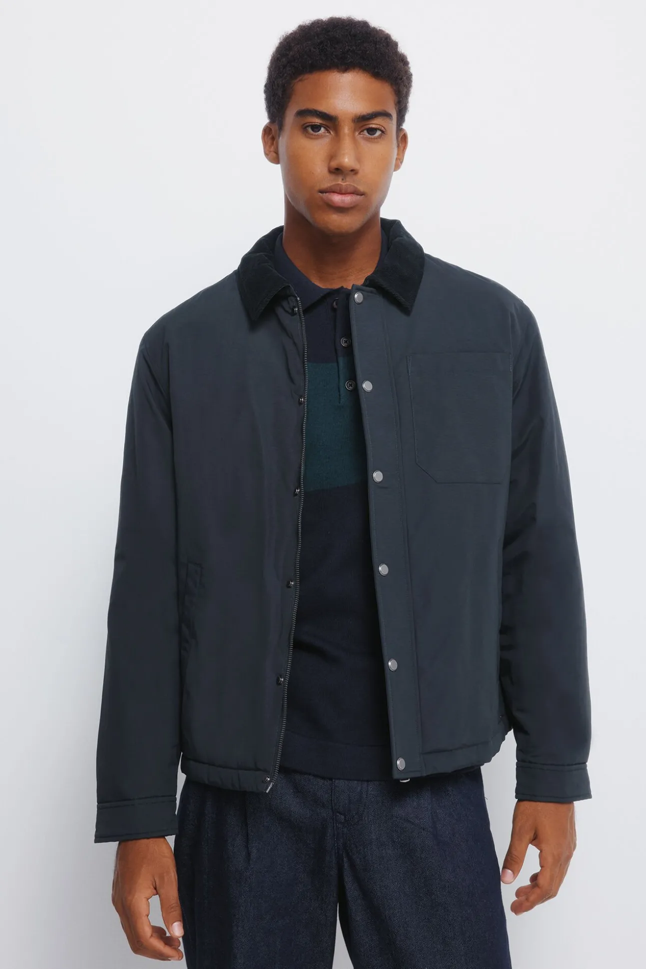 Cazadora cuello pana