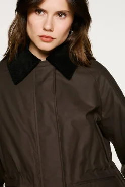 Cazadora cuello pana 100% algodón orgánico