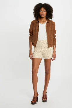 Cazadora de antelina