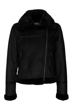 Cazadora de mujer de terciopelo con cremallera