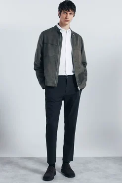 Cazadora efecto ante