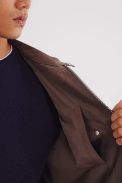 Cazadora efecto ante microperforados