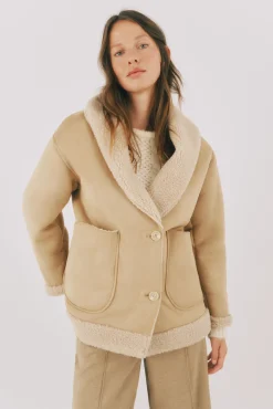 Cazadora efecto doble faz