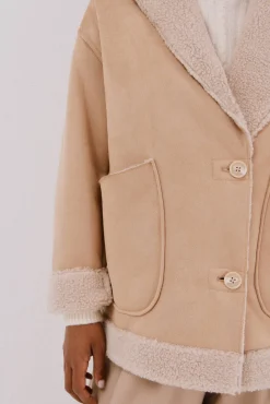 Cazadora efecto doble faz