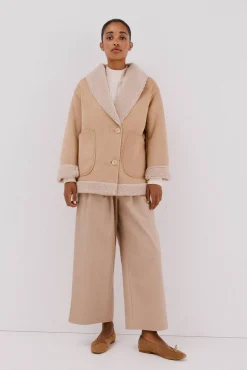 Cazadora efecto doble faz