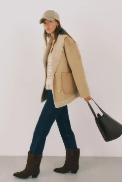 Cazadora efecto doble faz