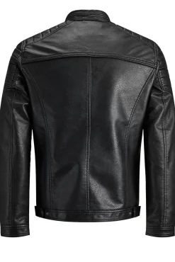 Cazadora efecto piel