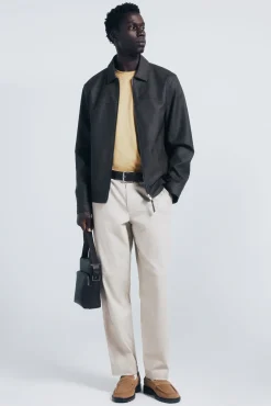 Cazadora efecto piel