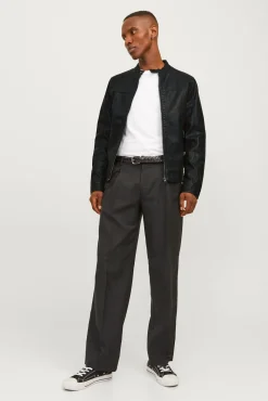 Cazadora efecto piel