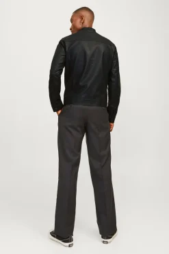 Cazadora efecto piel