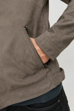 Cazadora efecto piel