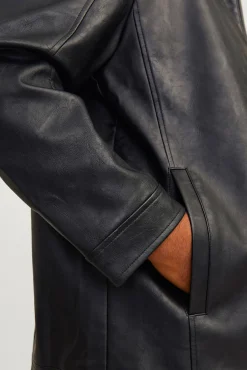 Cazadora efecto piel PLUS