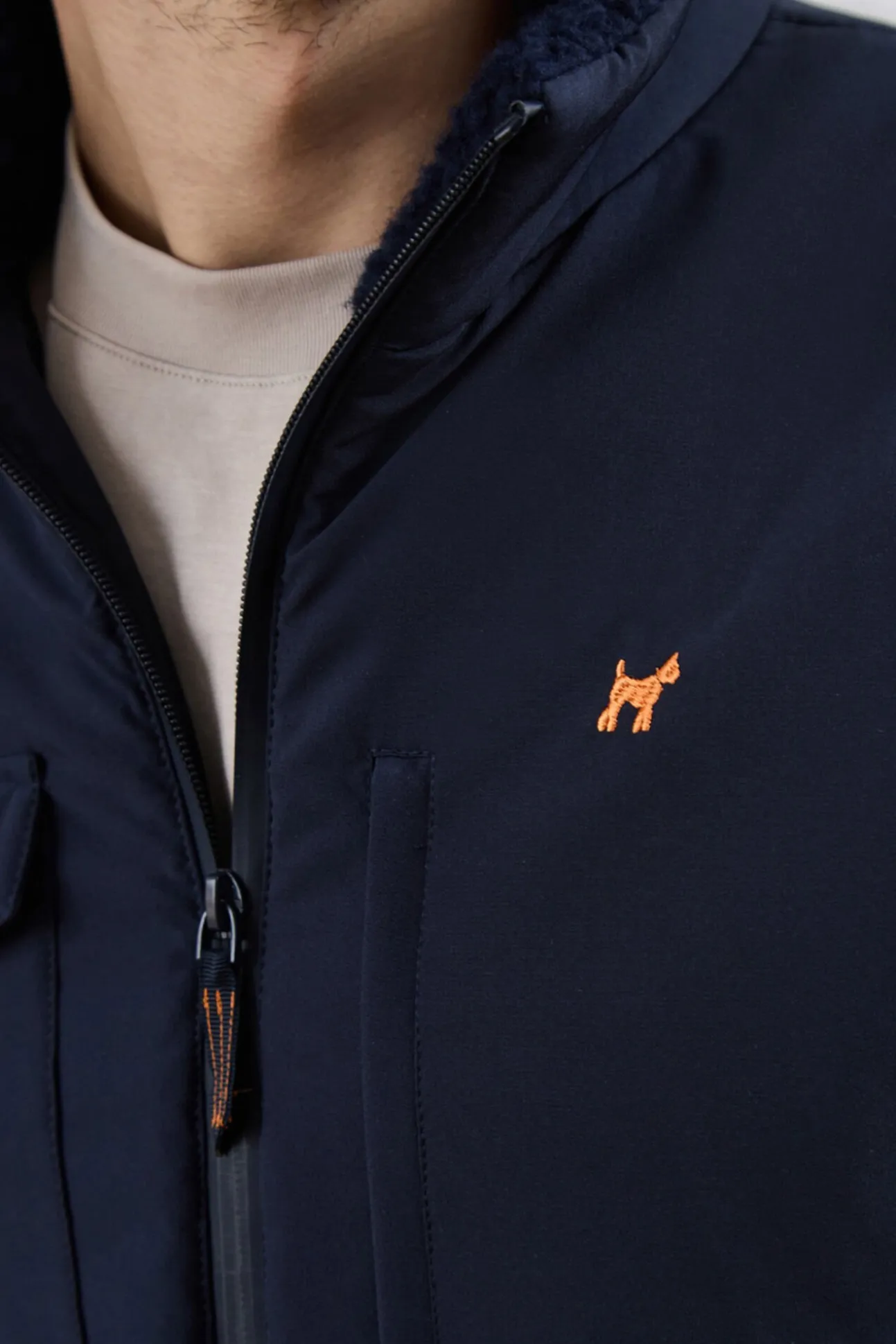 Cazadora Híbrida Borrego