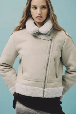 Cazadora motera doble faz