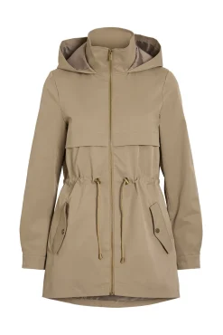 Cazadora parka con capucha