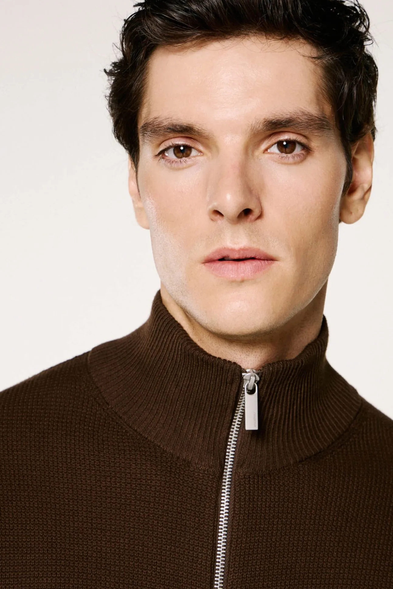 Cazadora punto cremallera 100% algodón orgánico