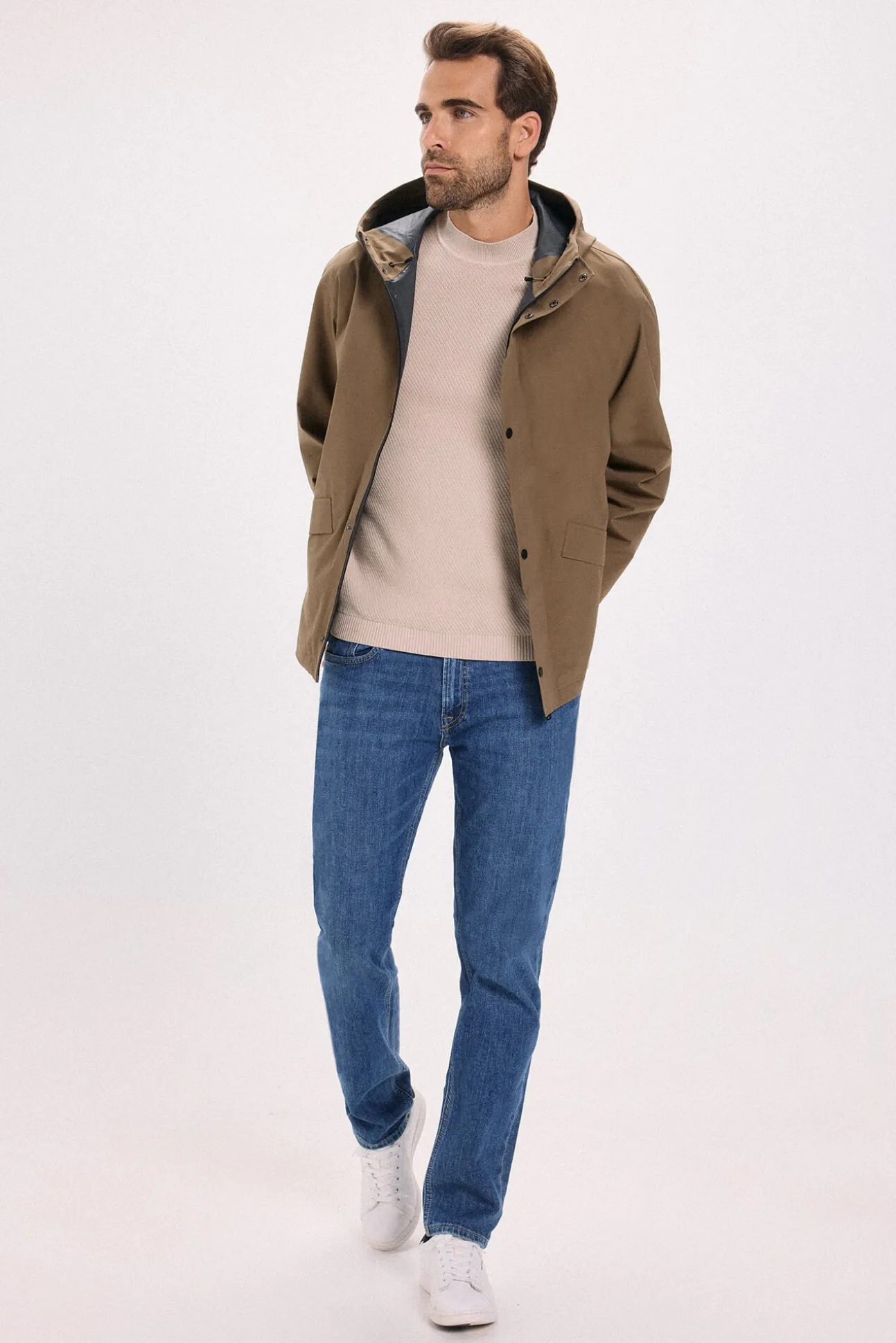 Cazadora regular fit waterproof