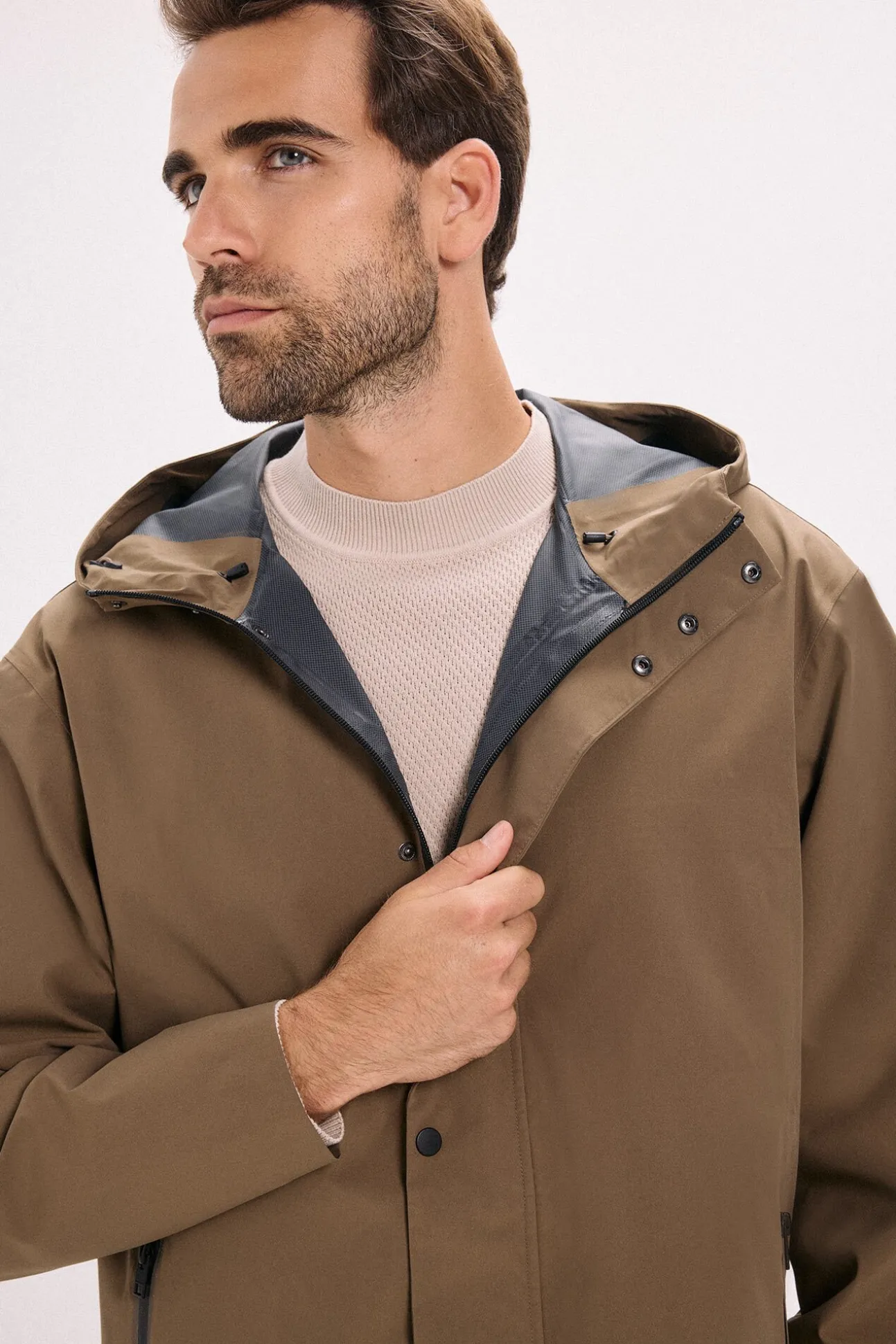 Cazadora regular fit waterproof