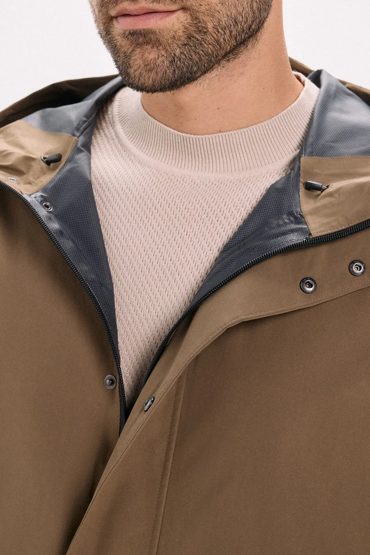 Cazadora regular fit waterproof