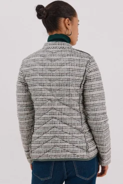 Cazadora reversible plumas