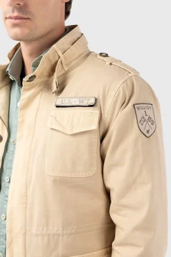 Cazadora Sahariana Con Parches