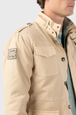 Cazadora Sahariana Con Parches