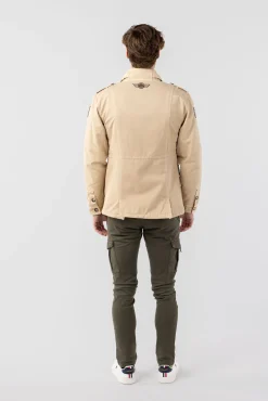 Cazadora Sahariana Con Parches