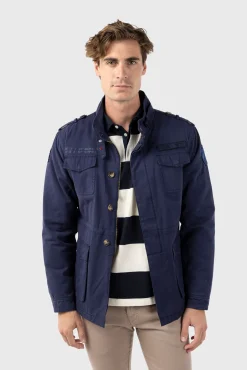 Cazadora Sahariana Con Parches