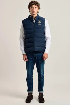 Chaleco acolchado azul marino modelo Escudo España