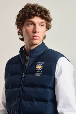Chaleco acolchado azul marino modelo Escudo España