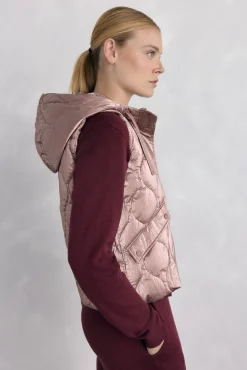 Chaleco acolchado capucha