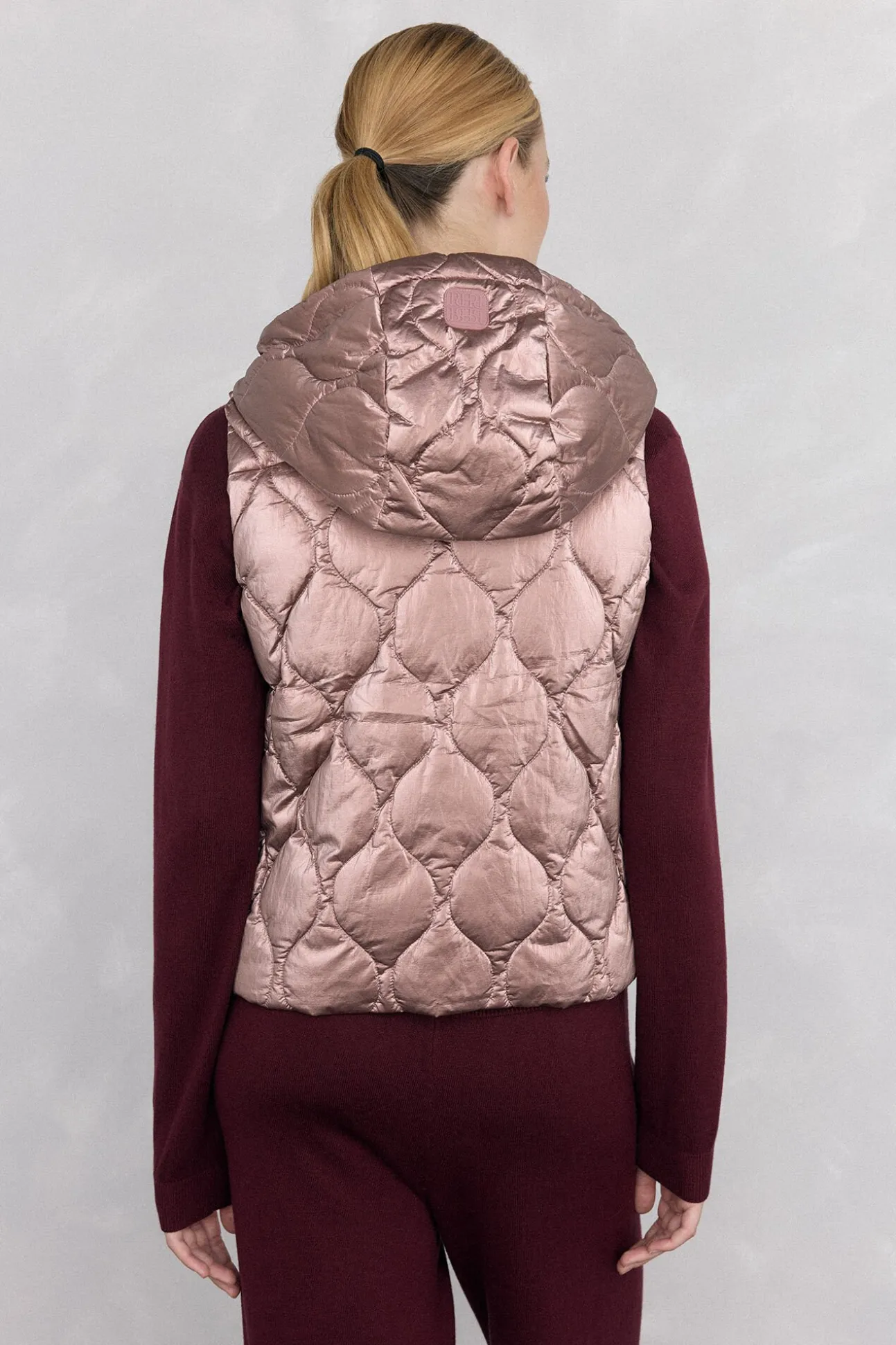 Chaleco acolchado capucha