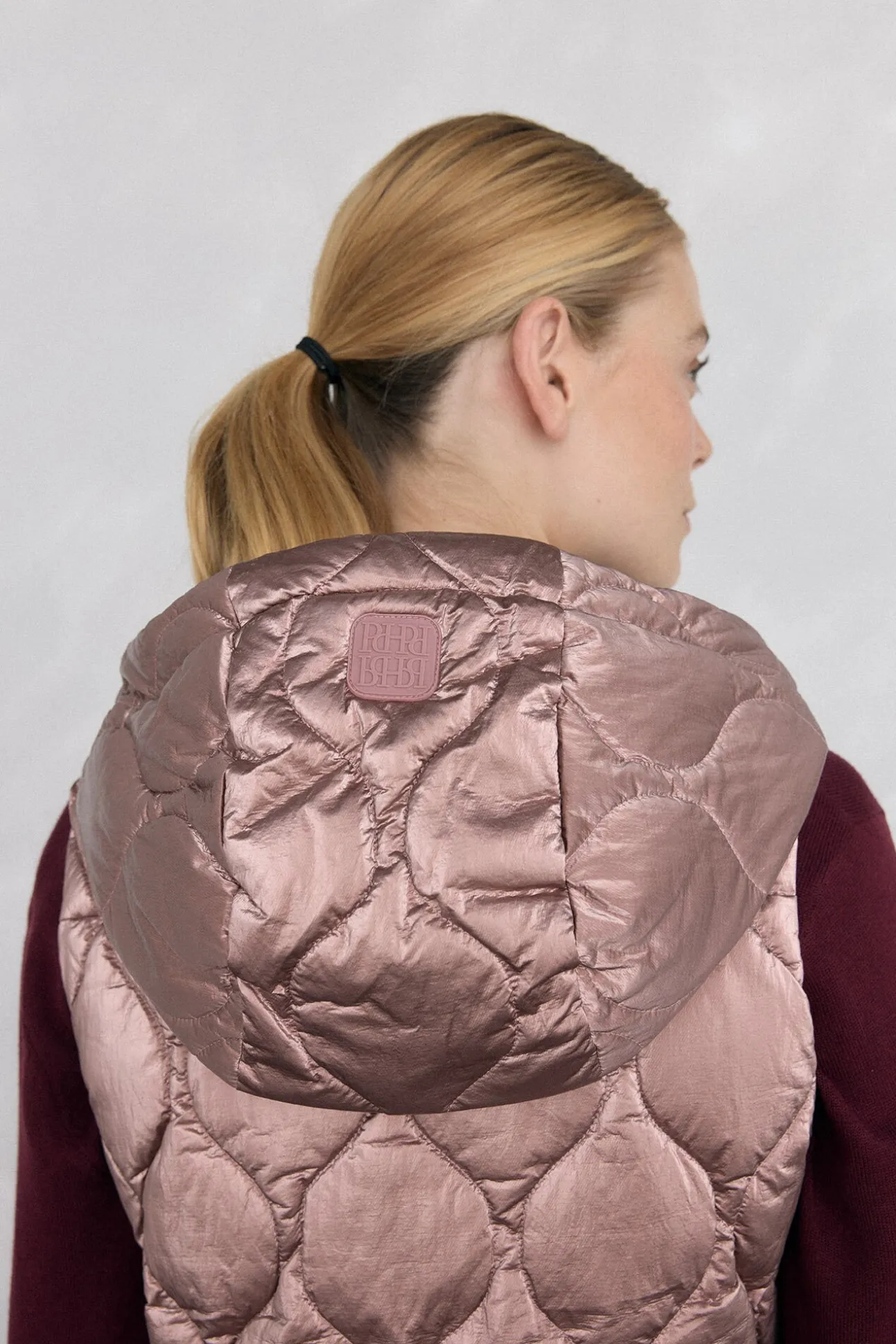 Chaleco acolchado capucha