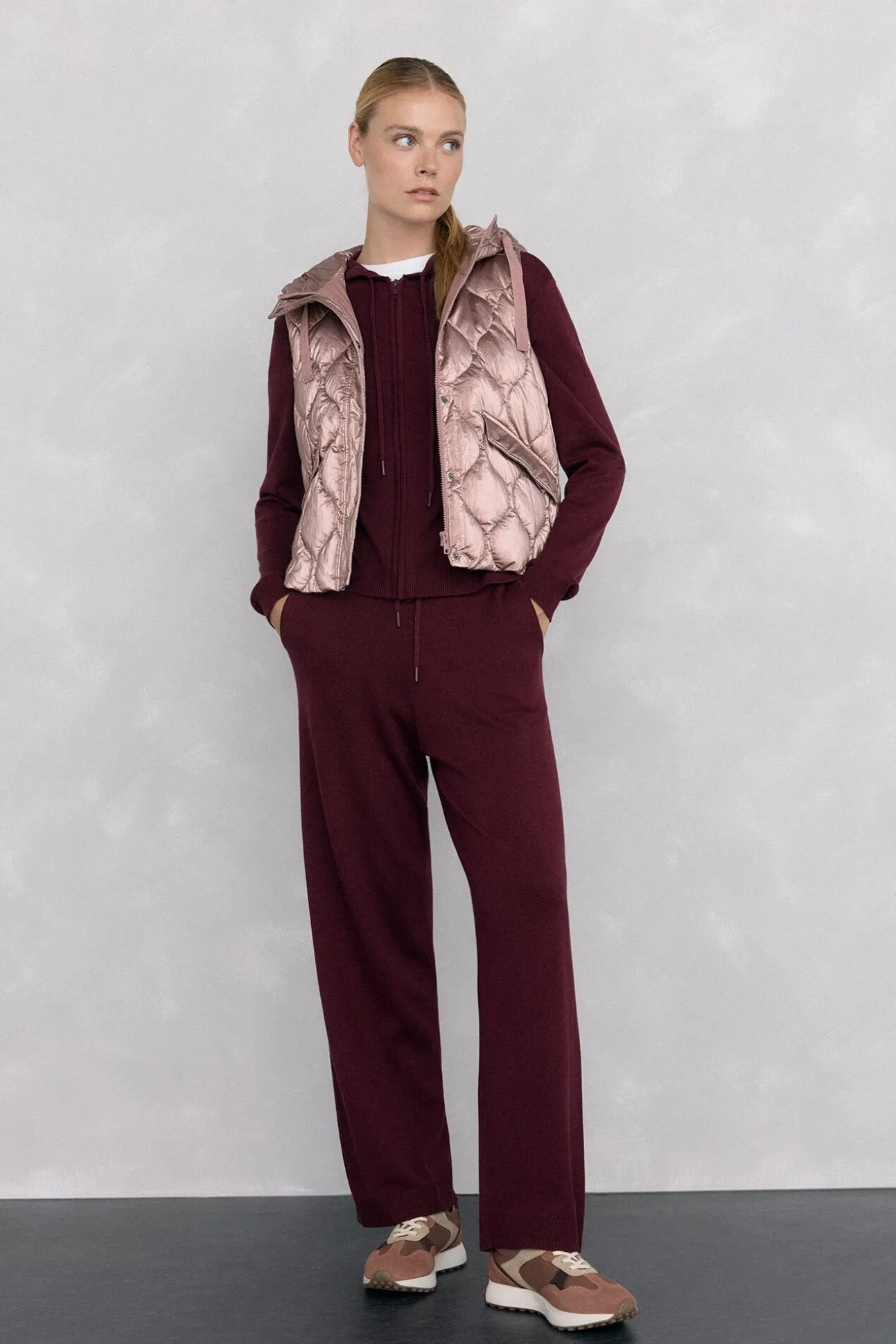 Chaleco acolchado capucha