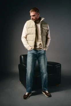 Chaleco acolchado con bolsillo