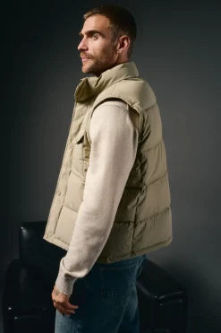 Chaleco acolchado con bolsillo