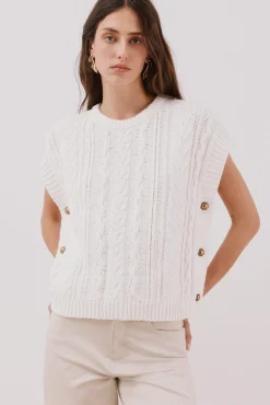 Chaleco botones laterales