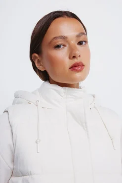 Chaleco capucha poliéster reciclado