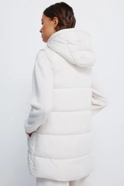 Chaleco capucha poliéster reciclado