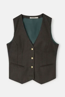 Chaleco clasico cuadros