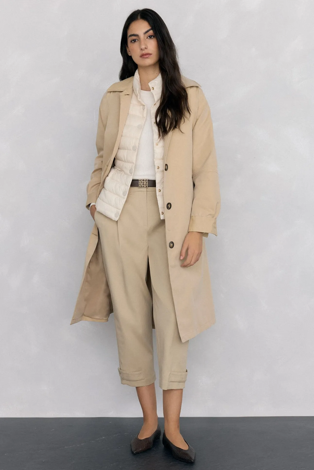 Chaleco corto peplum