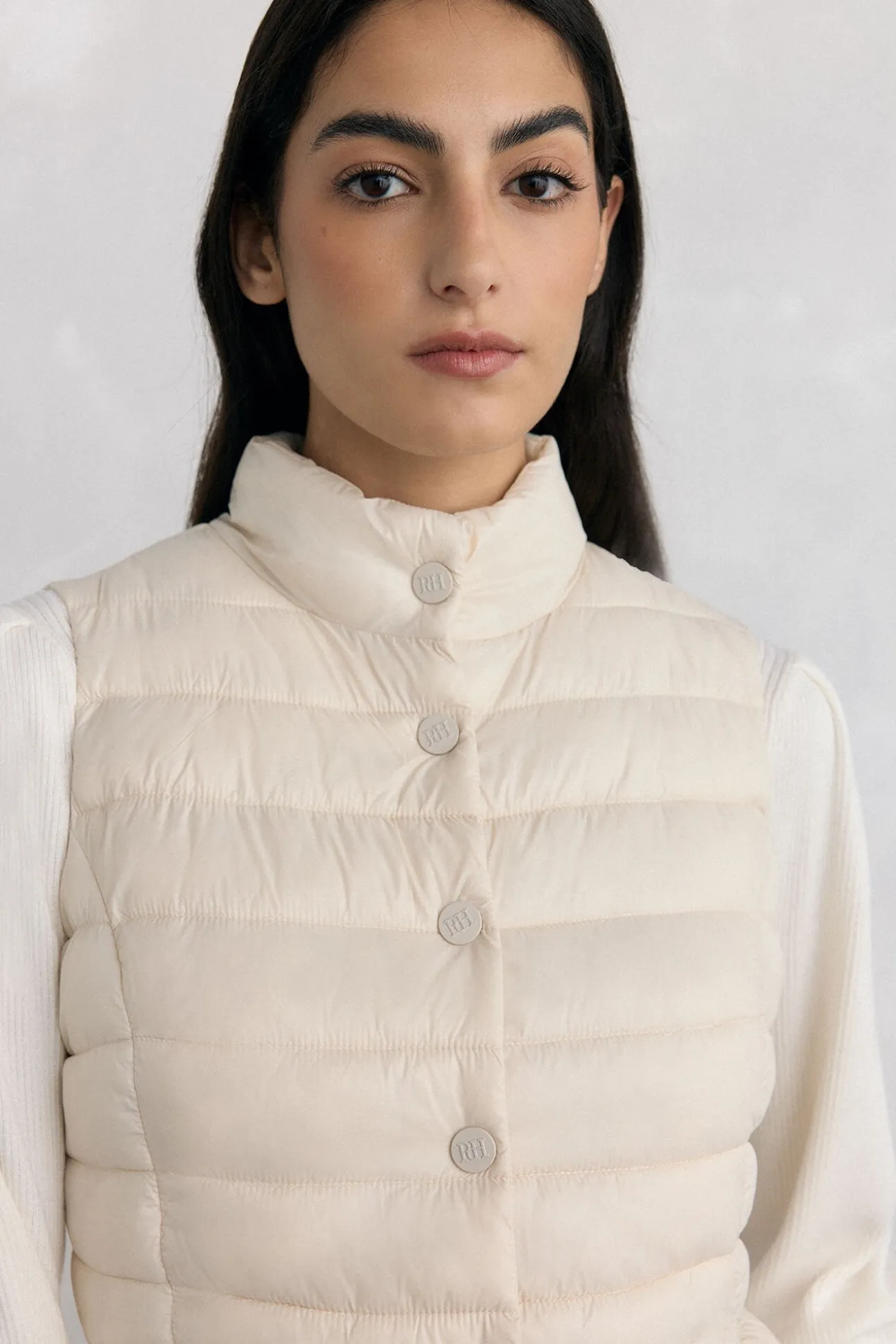 Chaleco corto peplum