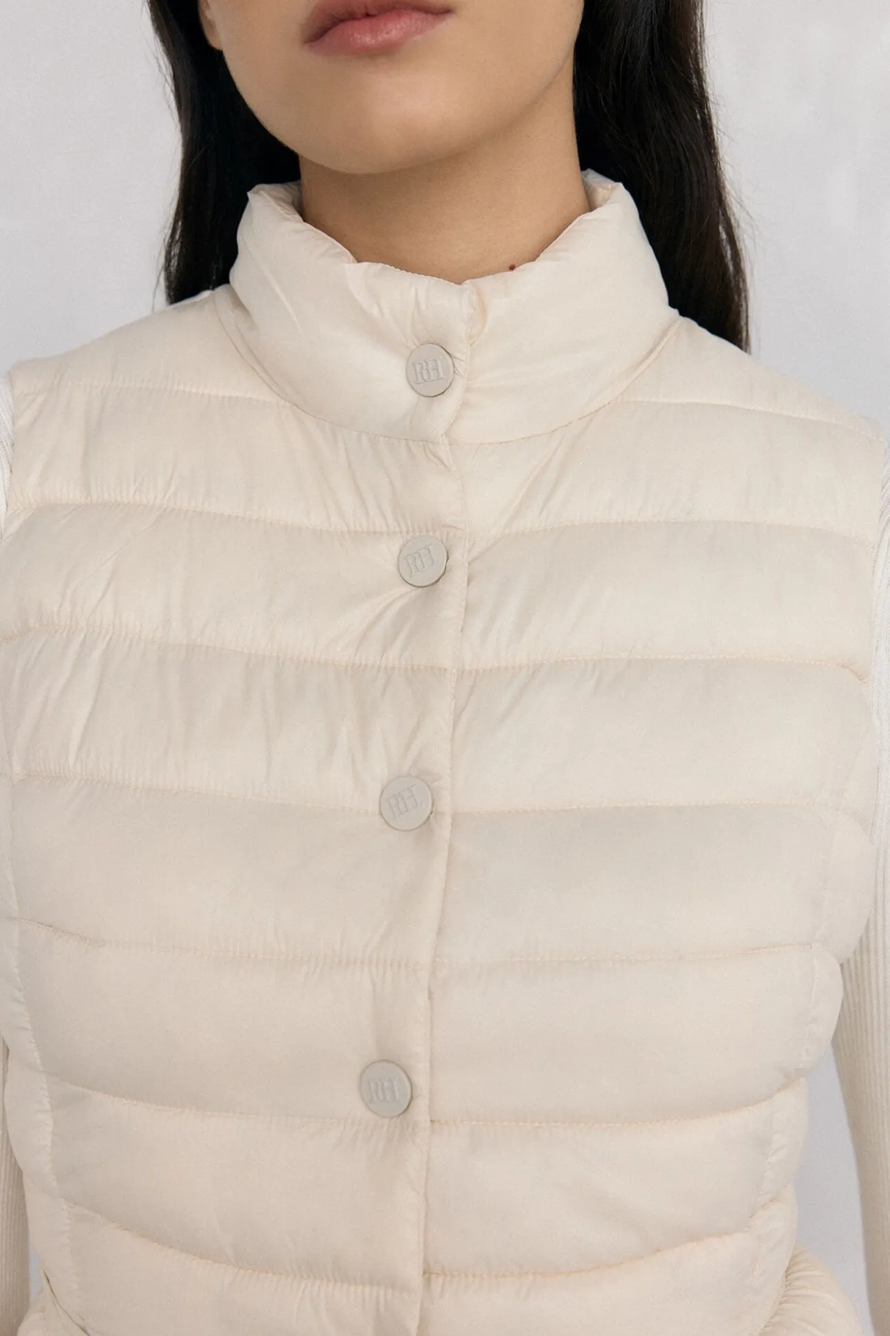 Chaleco corto peplum