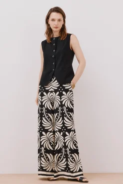 Chaleco cuello redondo