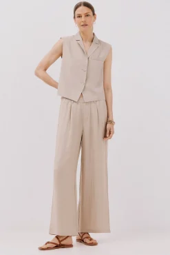 Chaleco de cuello solapa