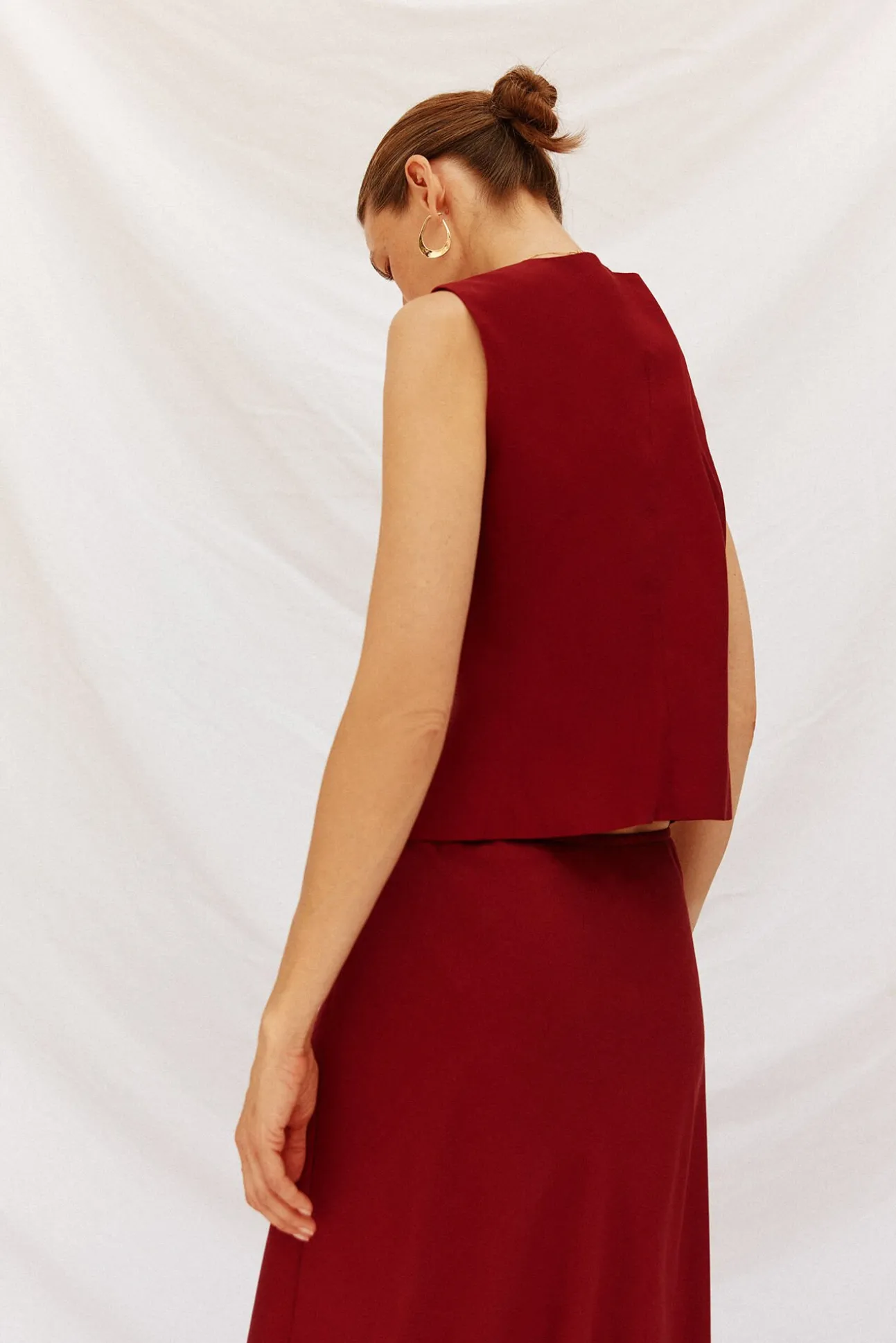 Chaleco de escote pico