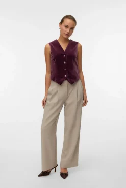 Chaleco de terciopelo